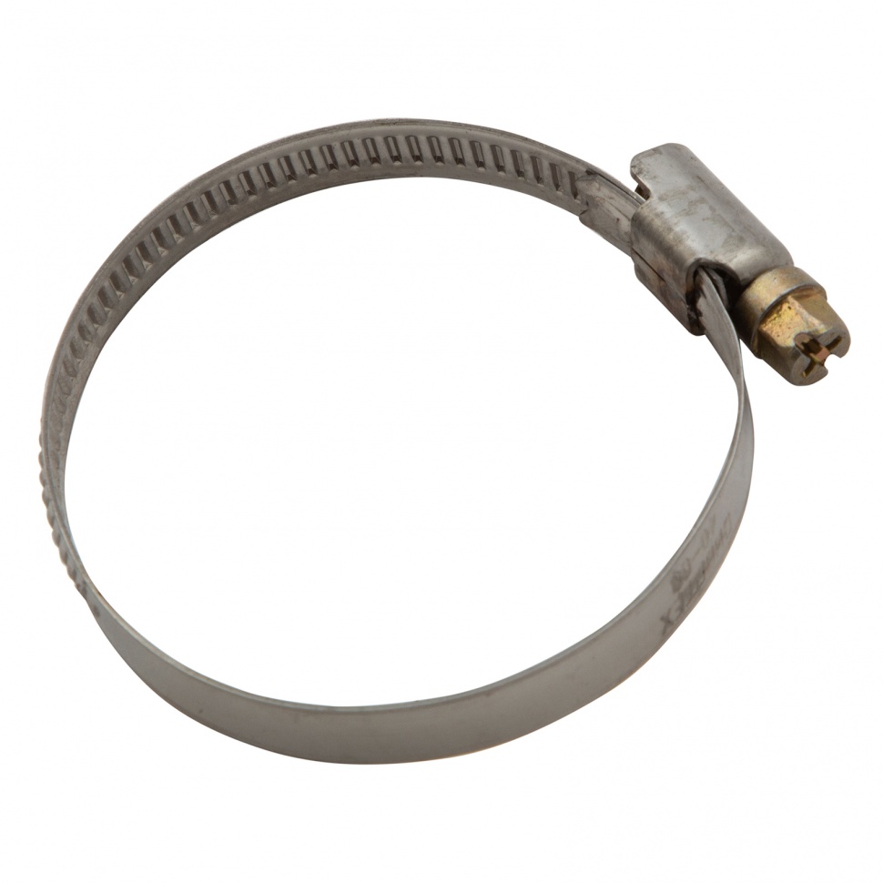 Хомуты нержавеющая сталь, Стандартное болтовое крепление 40-60 мм, 50 штук в упаковке, ширина 9 мм Сибртех (47583)