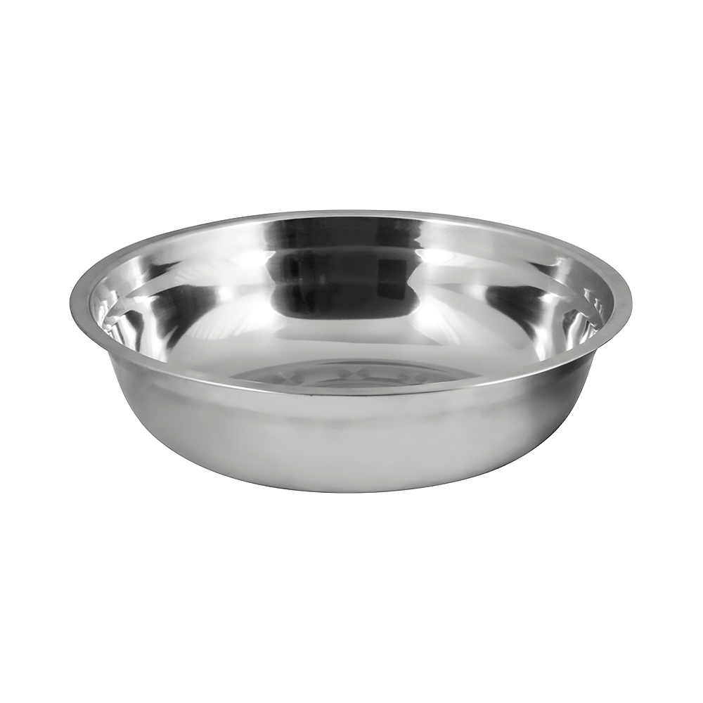 Миска нержав. bowl-27, 2,8 л с расшир. краями d=27 см (1/25/100) "mallony"