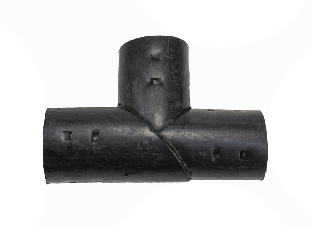 Тройник прямой для дренажа 110 мм