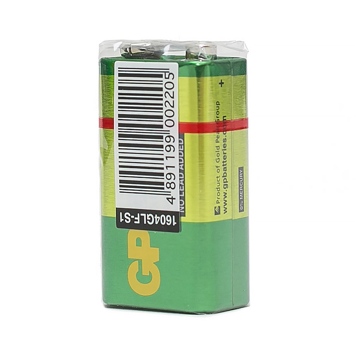 Батарейка gp greencell 1604g-b  крона (1 шт. в слюде) (10/500)