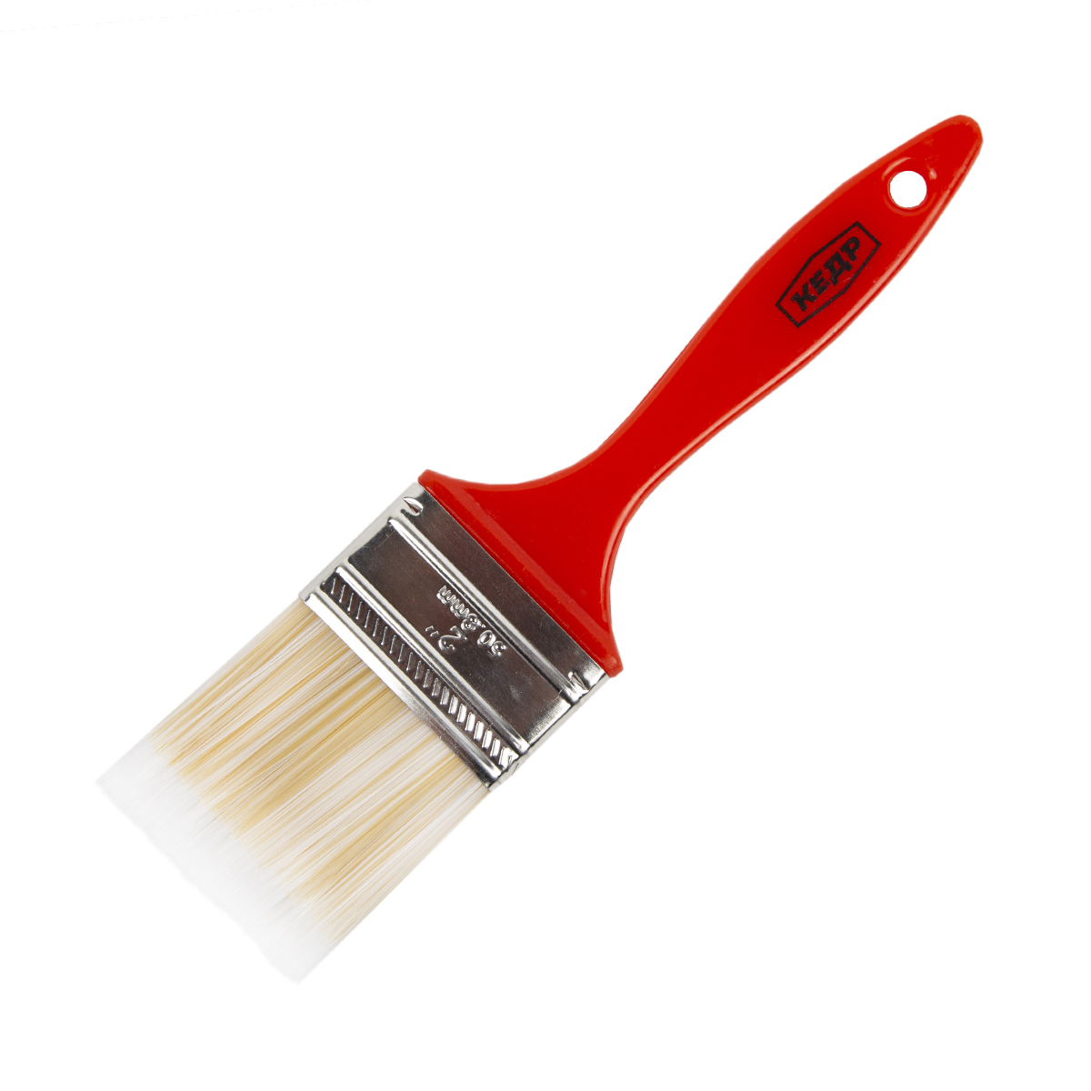 Кисть плоская тонкая искуств.щетина  №2 /50 мм (12/720) пласт.ручка "кедр"  047-0720