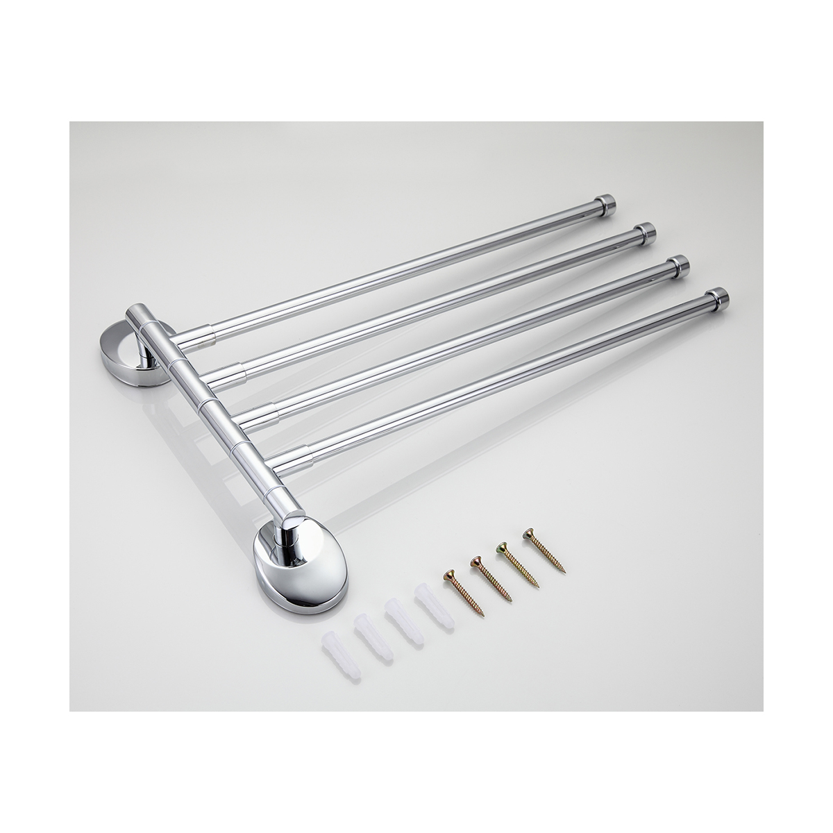 Полотенцедержатель поворотный четверной f1614, хром (1/20/40) "frap"