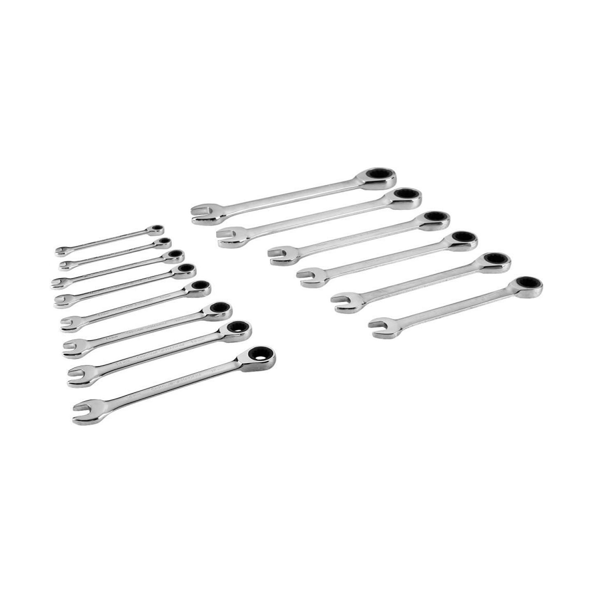 Ключи комбинированные трещоточные dkht14 набор 14 шт. (1) "deko" 065-0989