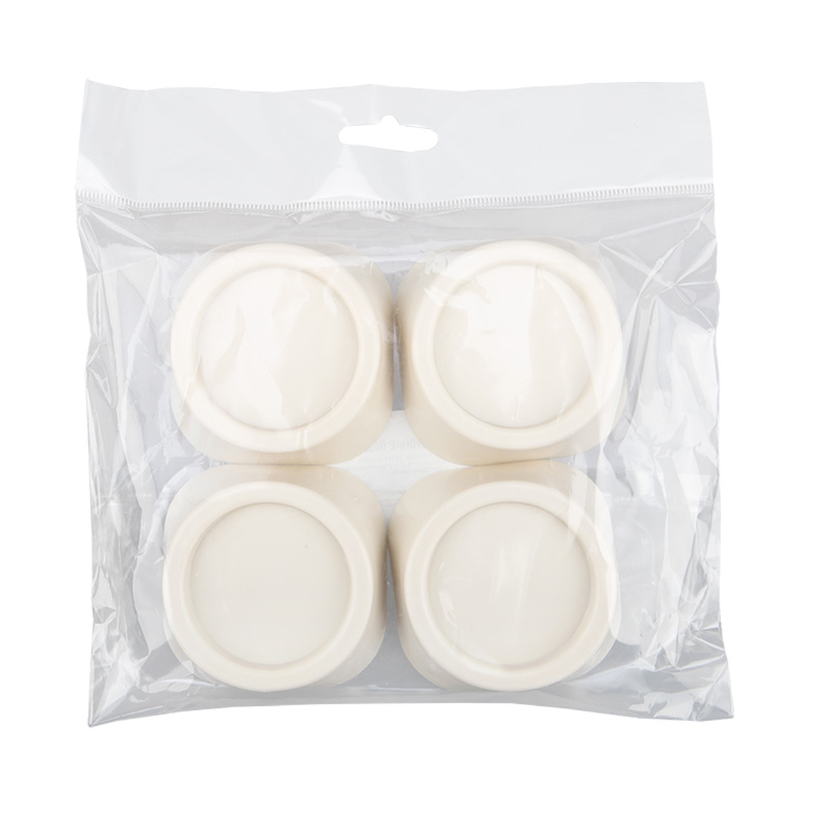 Подставки антивибр. для бытовой техники (квадрат. белые) 4 шт. (1/30) "proconnect" 88-0401