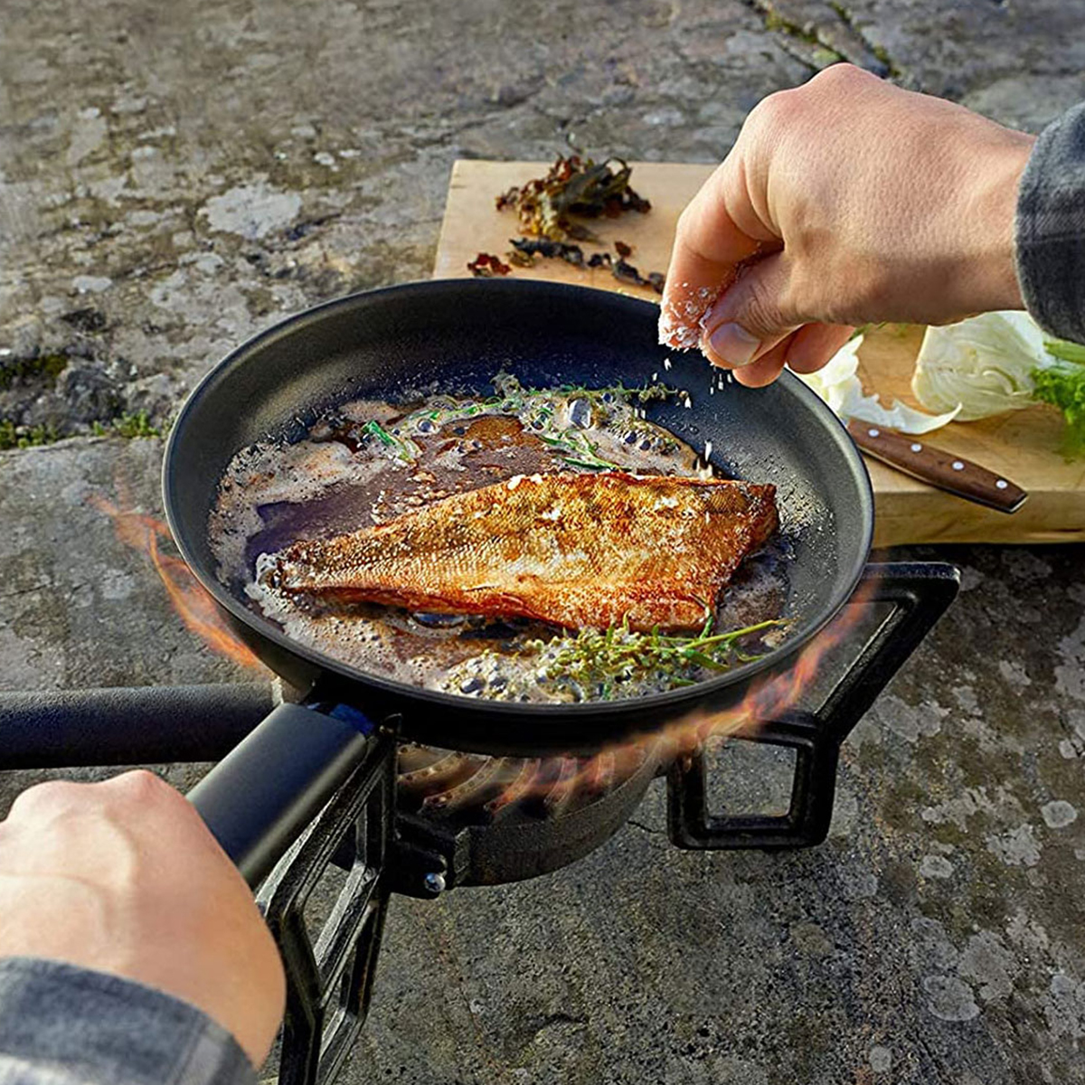 Сковорода антипригарн. "hard face" 20 см (1/6) "fiskars" 1052221