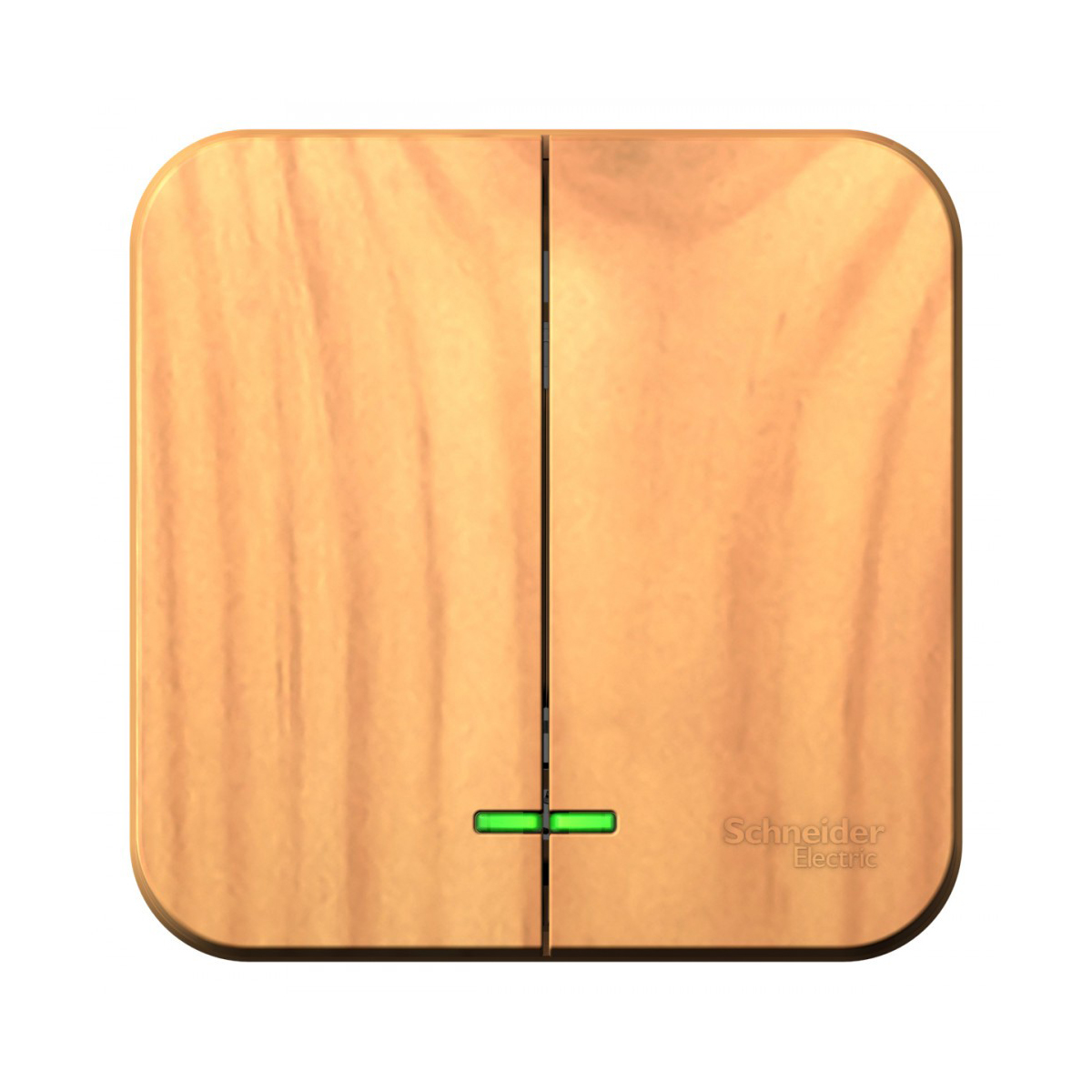 Выключатель открыт. уст. "blanca" 2-х кл. с индикатором 10а, ясень (1/15/30) "schneider"