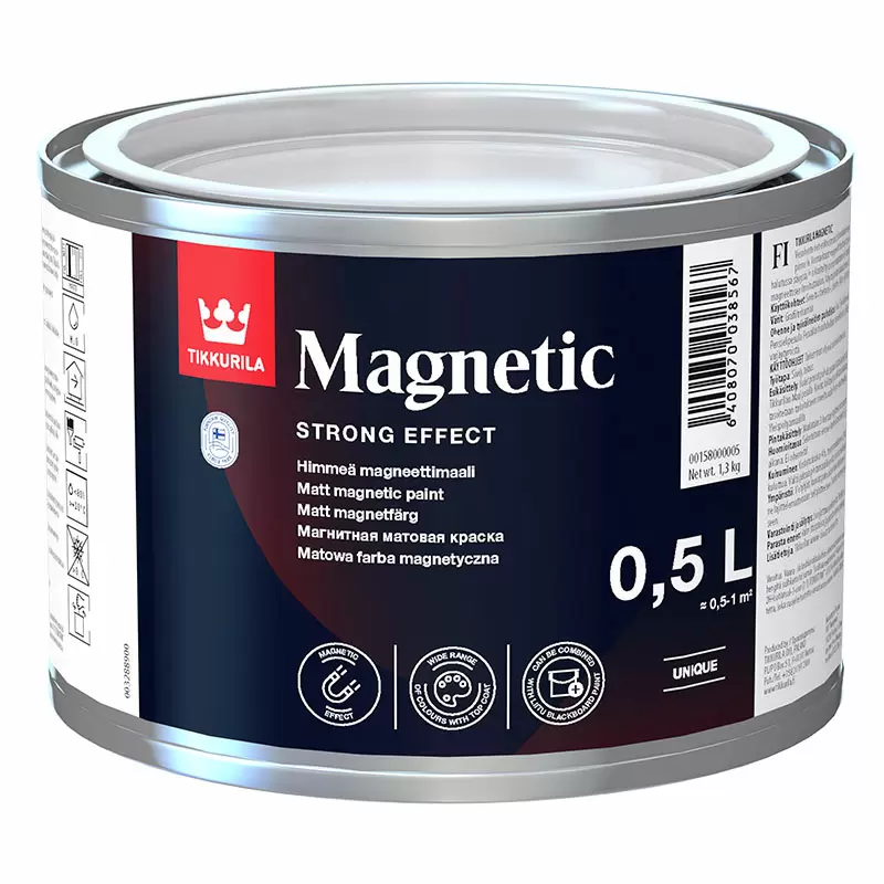 Tikkurila Magnetic / Тиккурила Магнетик краска для придания поверхности магнитного эффекта