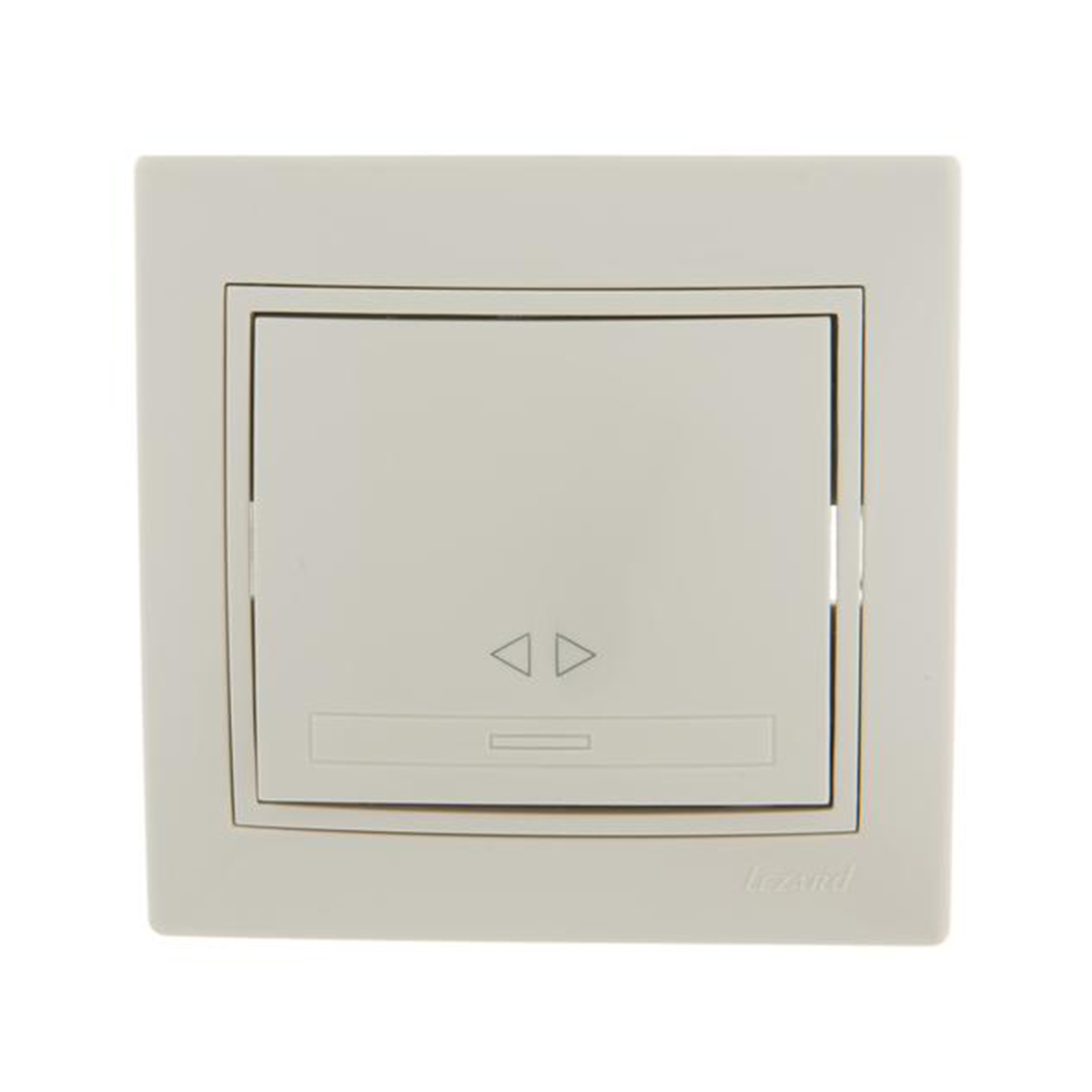 Переключатель перекрестный "mira" 1 кл., кремовый (1/10/120) "lezard" 701-0303-107