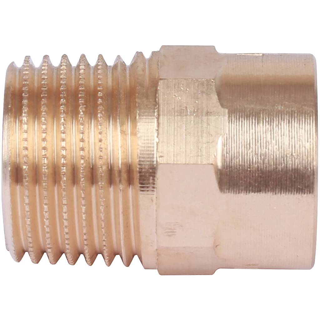Муфта 18х1/2" переходная (НР) под пайку с наружной резьбой SANHA бронзовая 142431812