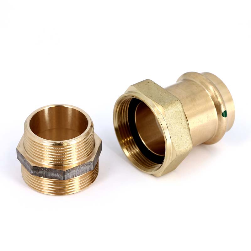 Муфта пресс-Н разъемная 42х1'1/2 Sanpress VIEGA