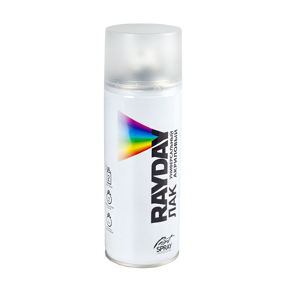 Лак аэрозоль акриловый матовый 520 мл (12) "rayday" rd-029