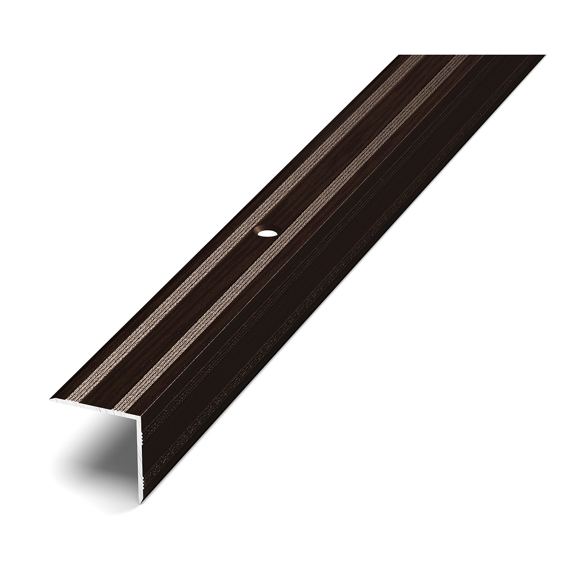 Порог пу-05 дуб венге 1,35 м 20 х 20 мм (6/24)  (пу 05.1350.095)