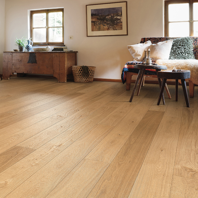 Паркетная доска Haro Series 4000 (5G) 528682 Дуб Маркант брашированный однополосный 4V2200 x 180 x 13.5мм