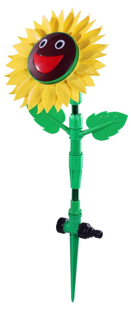 GRINDA 80 м2 полив, тип ″Подсолнечник″, на алюмин. удлинителе, распылитель круговой, на пике, пластиковый
