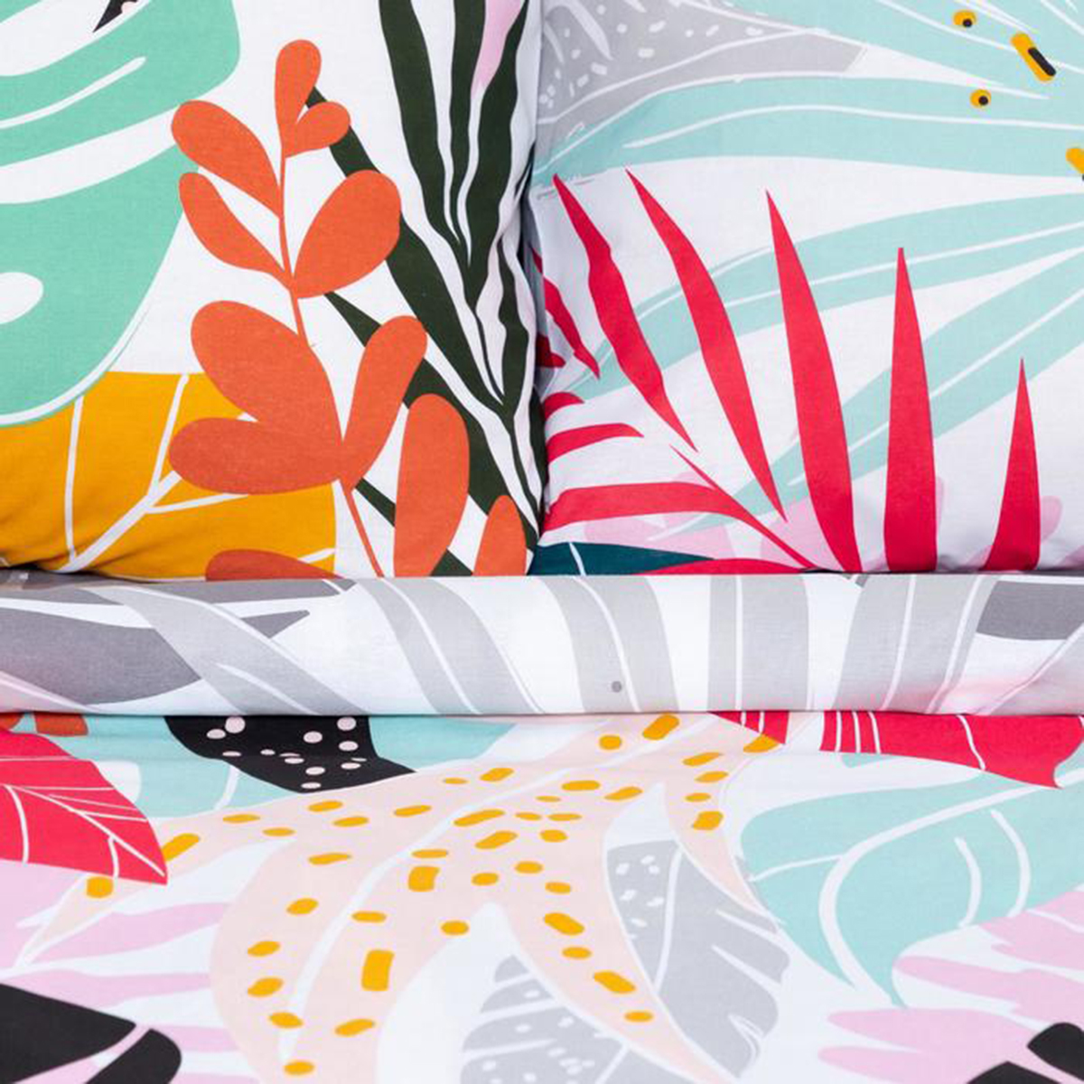 Постельное белье "этель" colored tropics евро (бязь) (1) 5181610