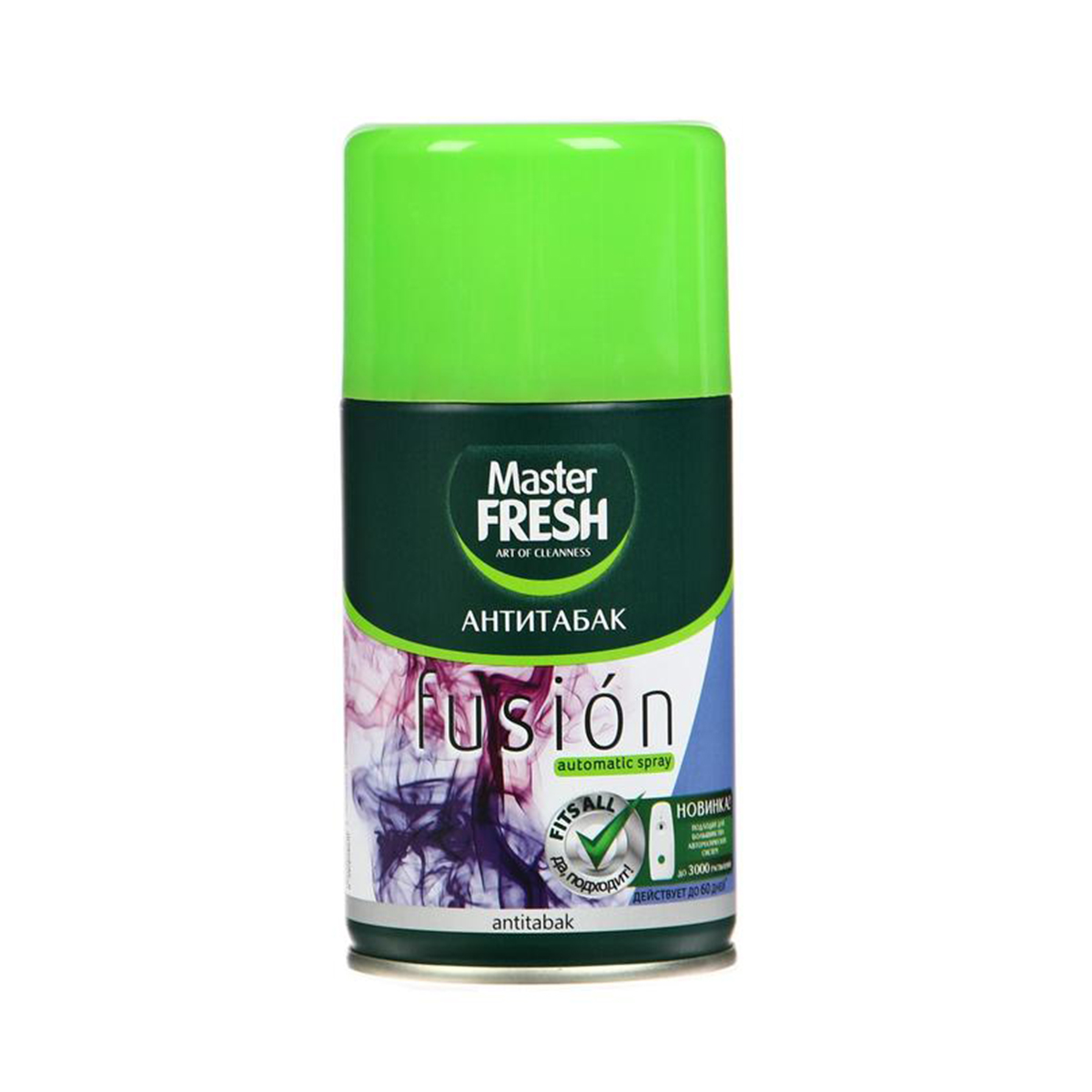 Освежитель воздуха "антитабак" 250 мл сменный баллон (1/12) "master fresh"