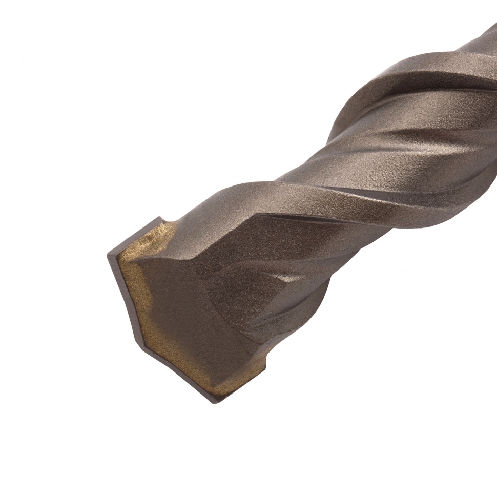 Бур по бетону, двойная спираль, три пылеотводящие кромки, 22 x 260 мм DENZEL (705052)