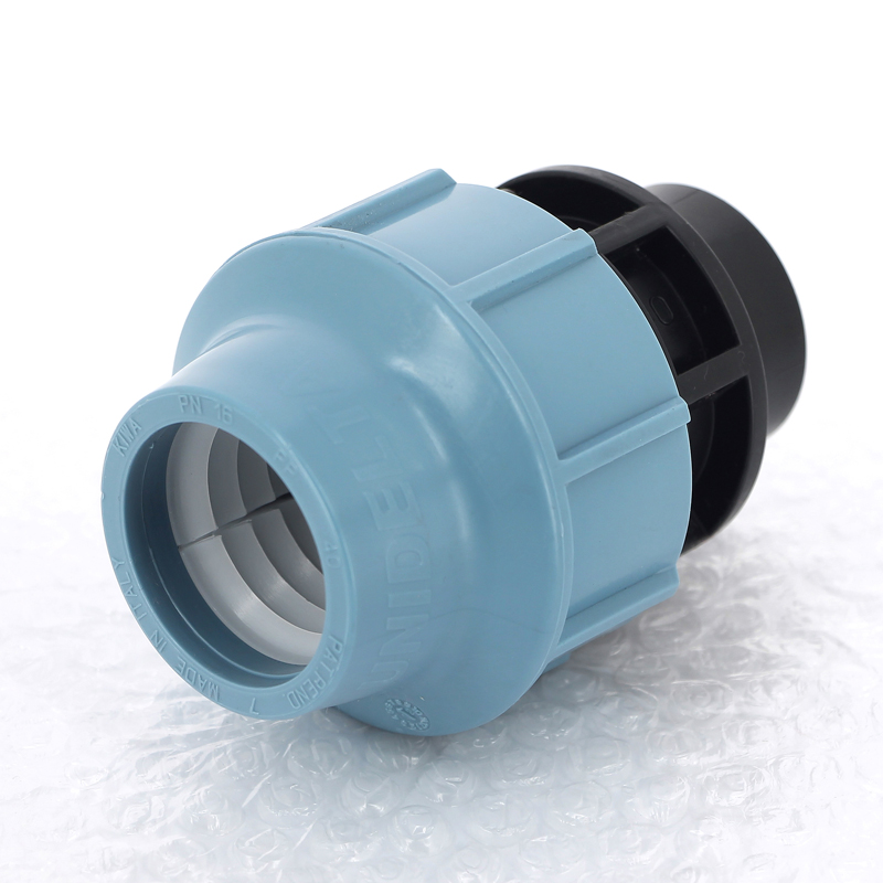 Муфта обжимная ВР 40 x 1" для водопроводных ПНД труб UNIDELTA