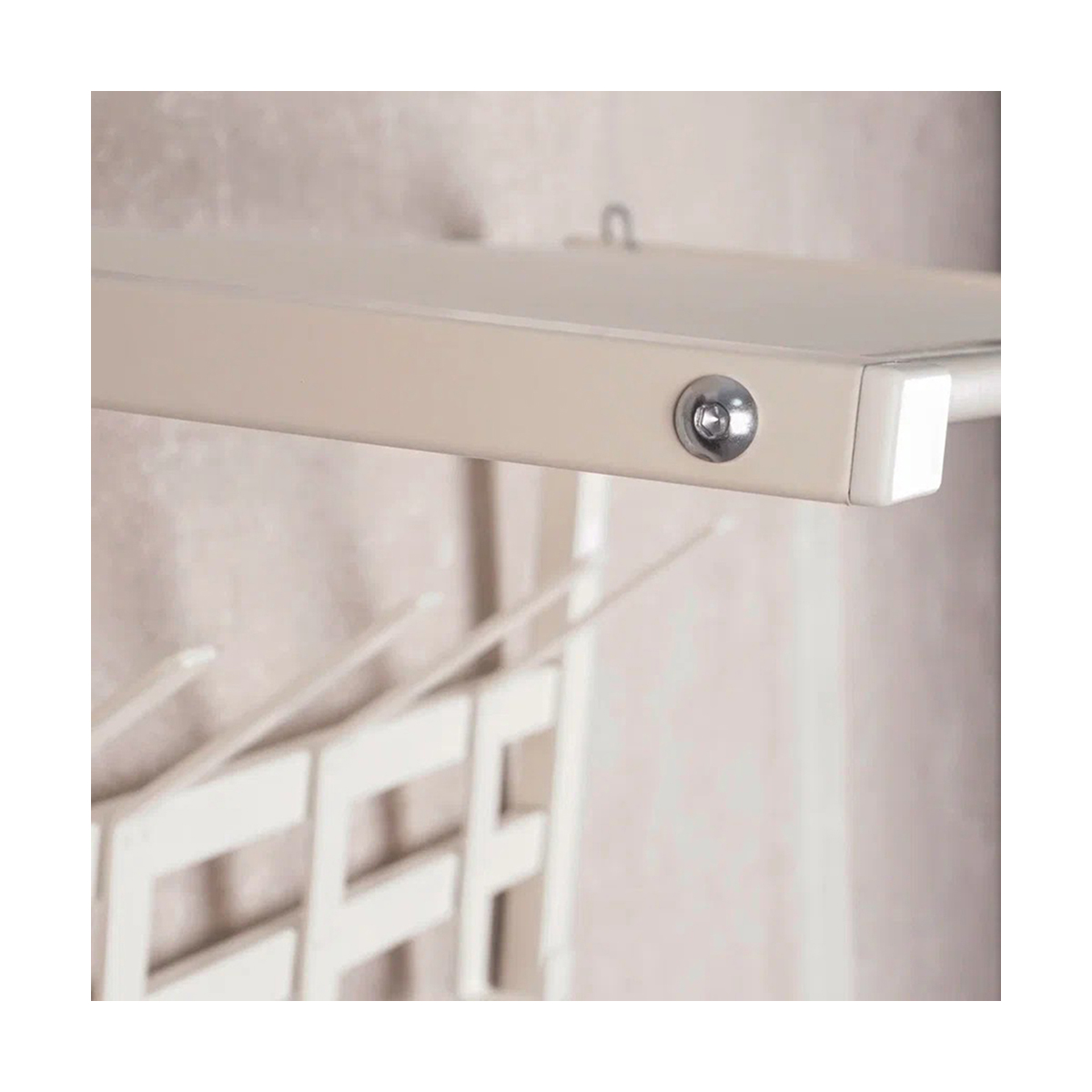 Вешалка настенная с полкой "торонто 21" (5 крючков) 670*270*270 мм белый (1) вспт21 б