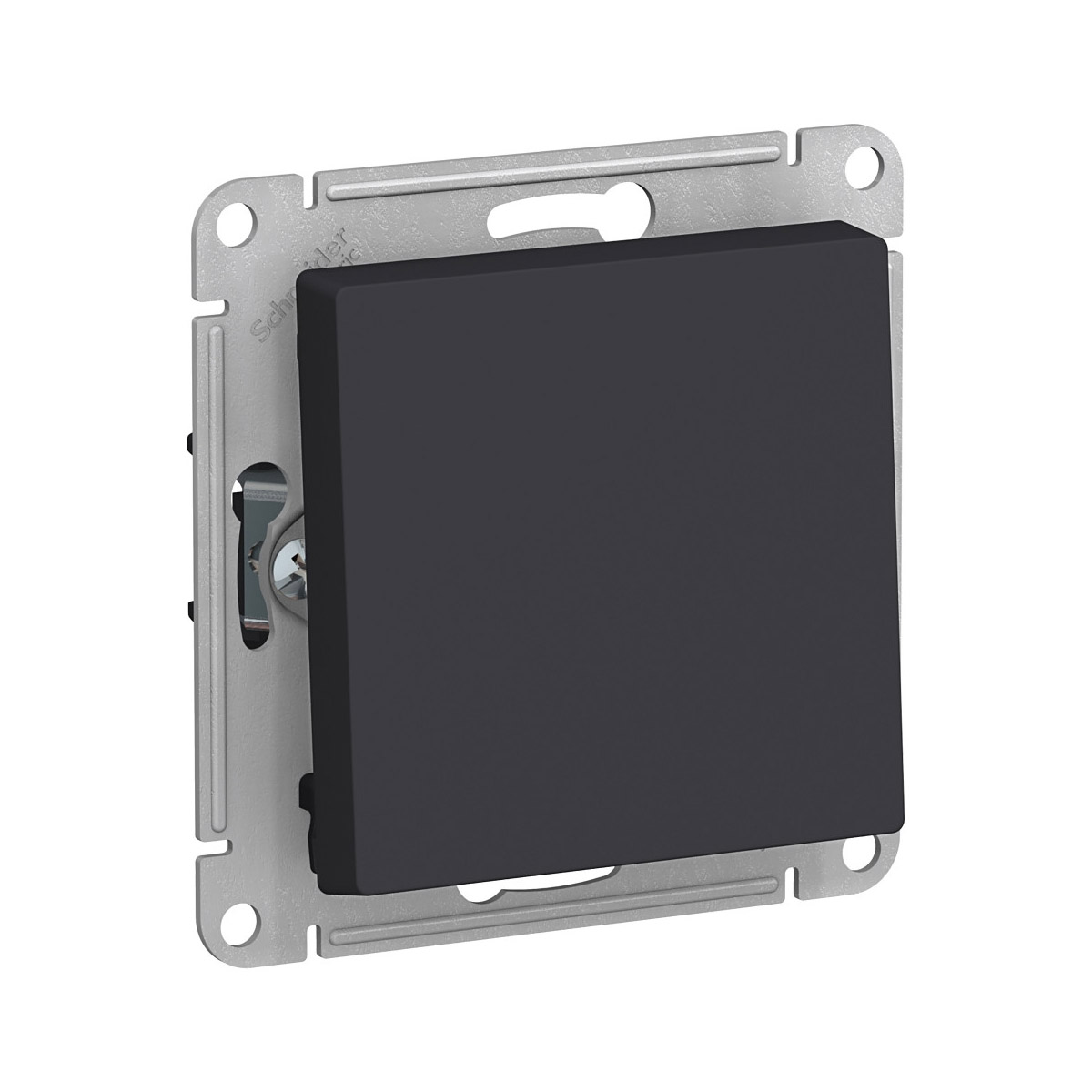 Переключатель перекрестный "atlasdesign" 1 кл. (механизм) 10а, карбон (1/5/20) "schneider"