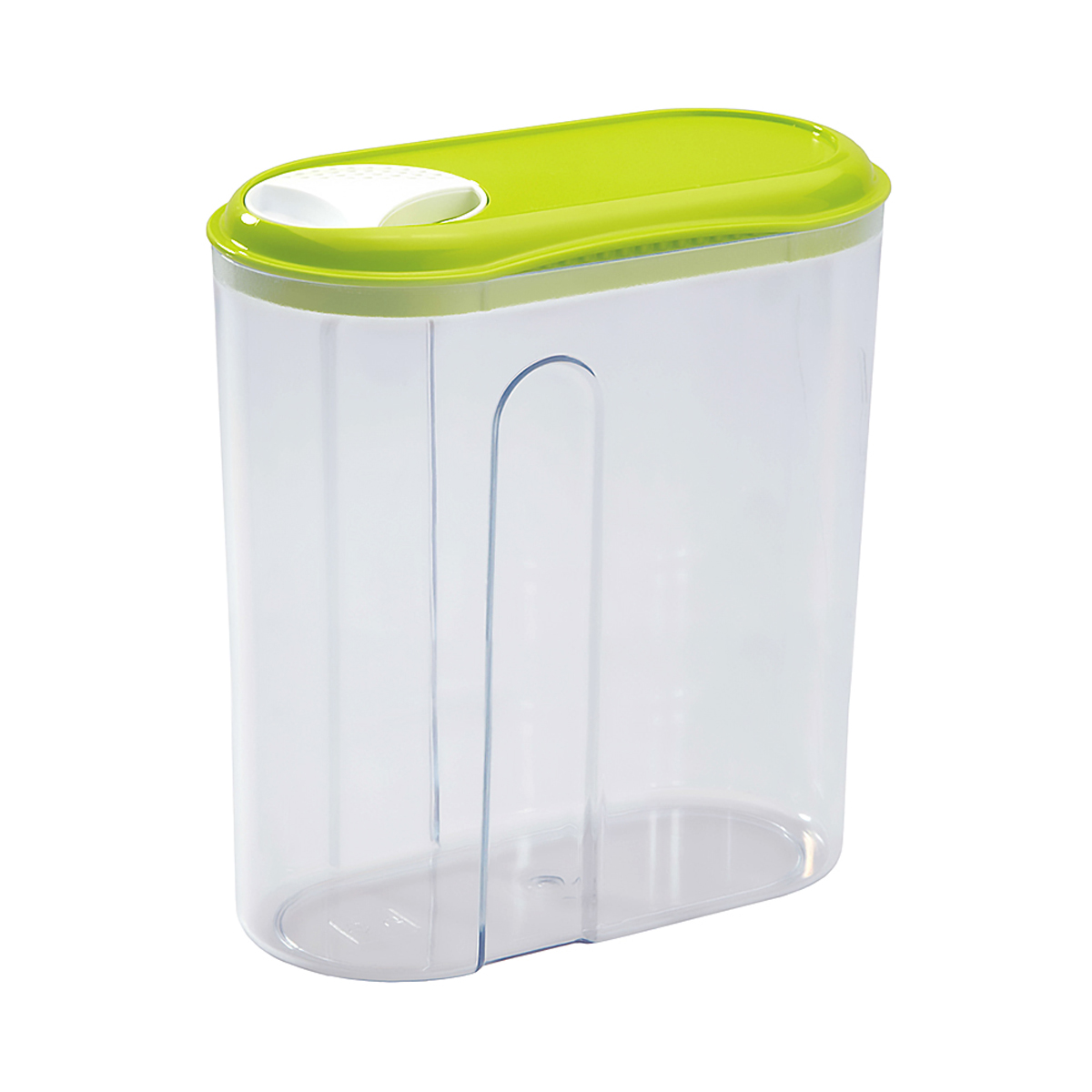 Емкость для сыпучих продуктов с дозатором 1,5 л (1/9) "бытпласт"