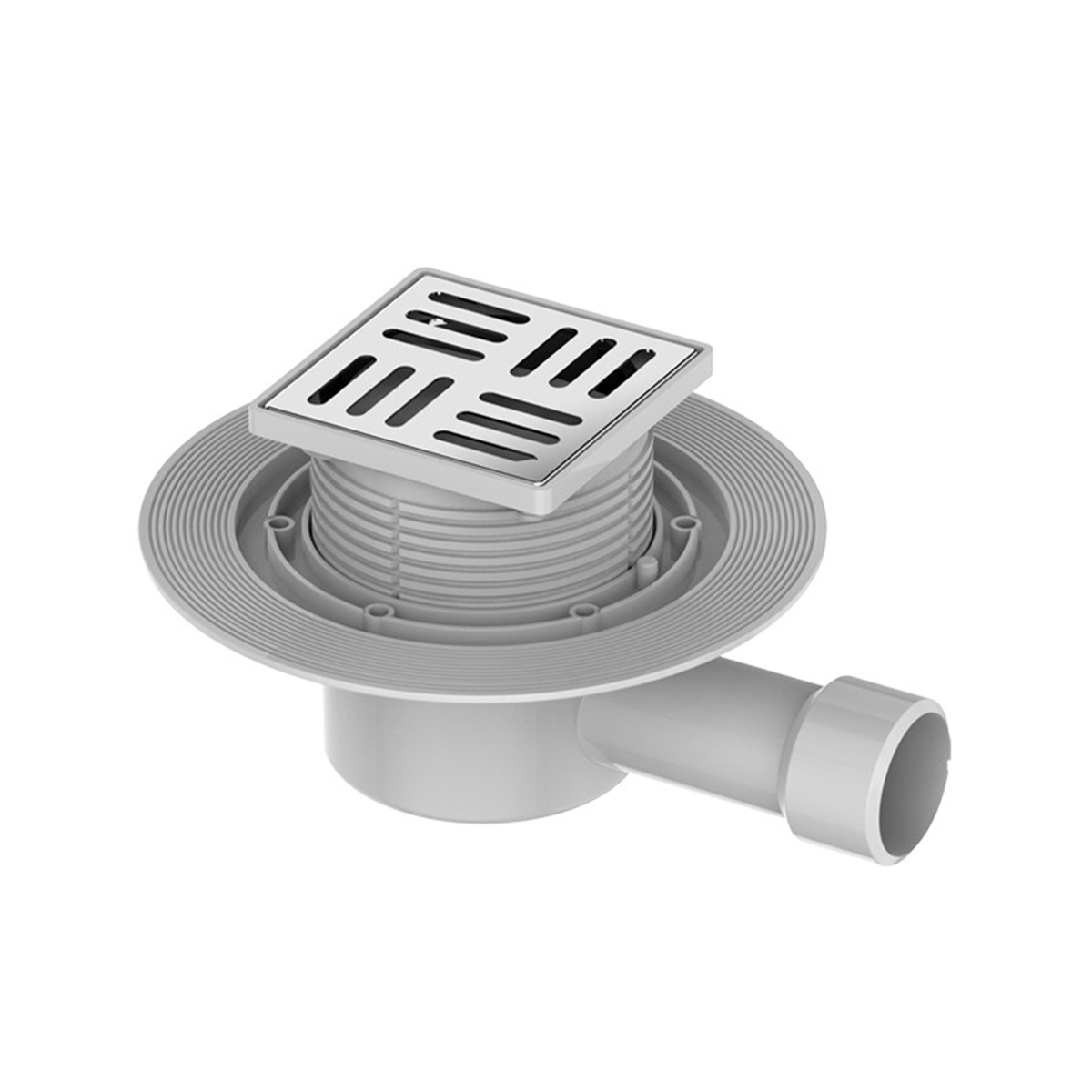 Трап для душа g81010-5 100*100 мм, сатин (1/8) "gappo"