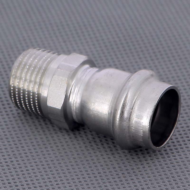 Муфта пресс-Н 18х1/2" нержавеющая сталь Sanpress Inox VIEGA