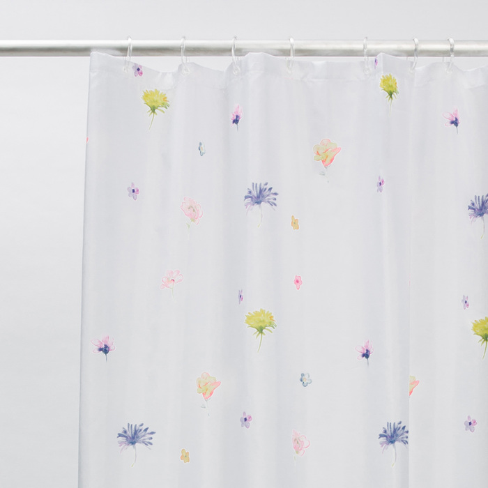 Штора для ванной 180*180 см (полиэстер) (1/20) "iddis" b12p118i11