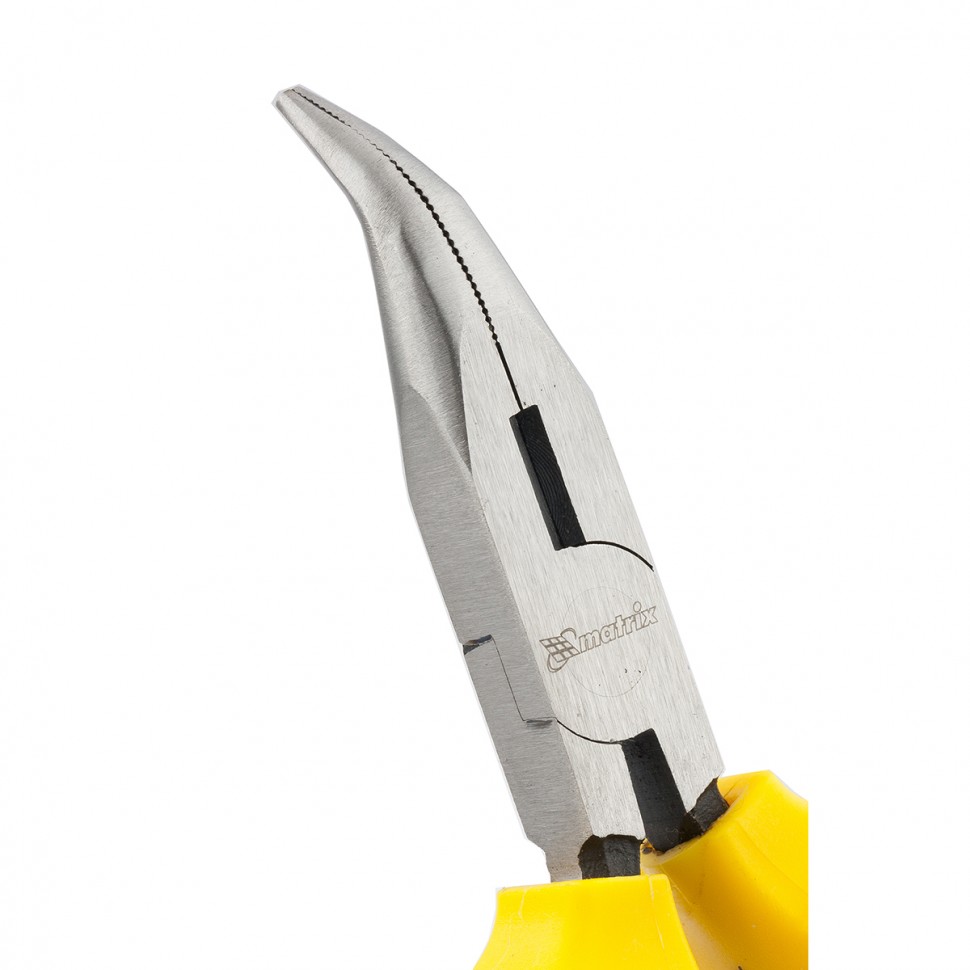 Длинногубцы изогнутые Insulated, 160 мм, двухкомпонентные рукоятки Matrix Professional (17472)