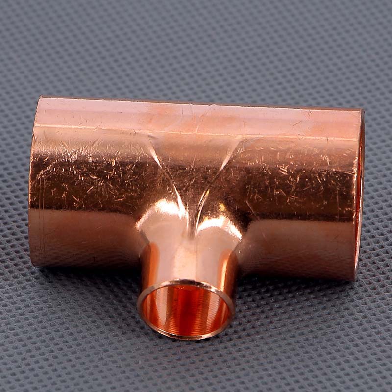 Тройник переходной под пайку 28 х 15 х 28 мм VIEGA медный