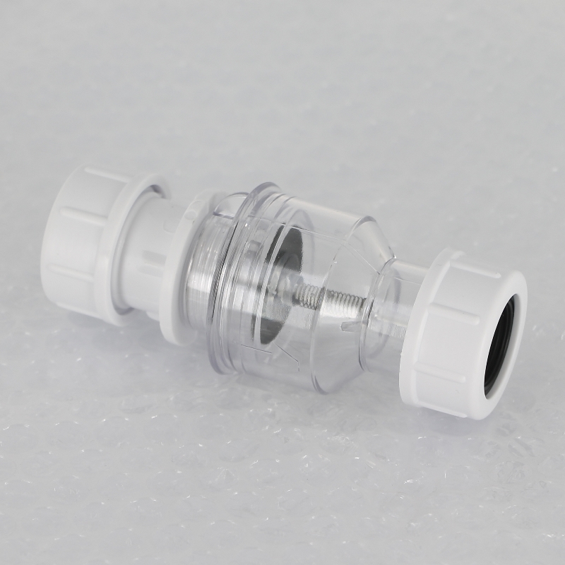 Клапан McALPINE обратный вертикальный 19-23 мм компрес., прозрачный