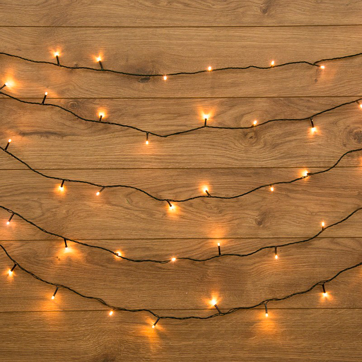 Электрогирлянда "твинкл лайт" 15 м, 120 теплых ламп, шнур зеленый (1/48) "neon-night" 303-056