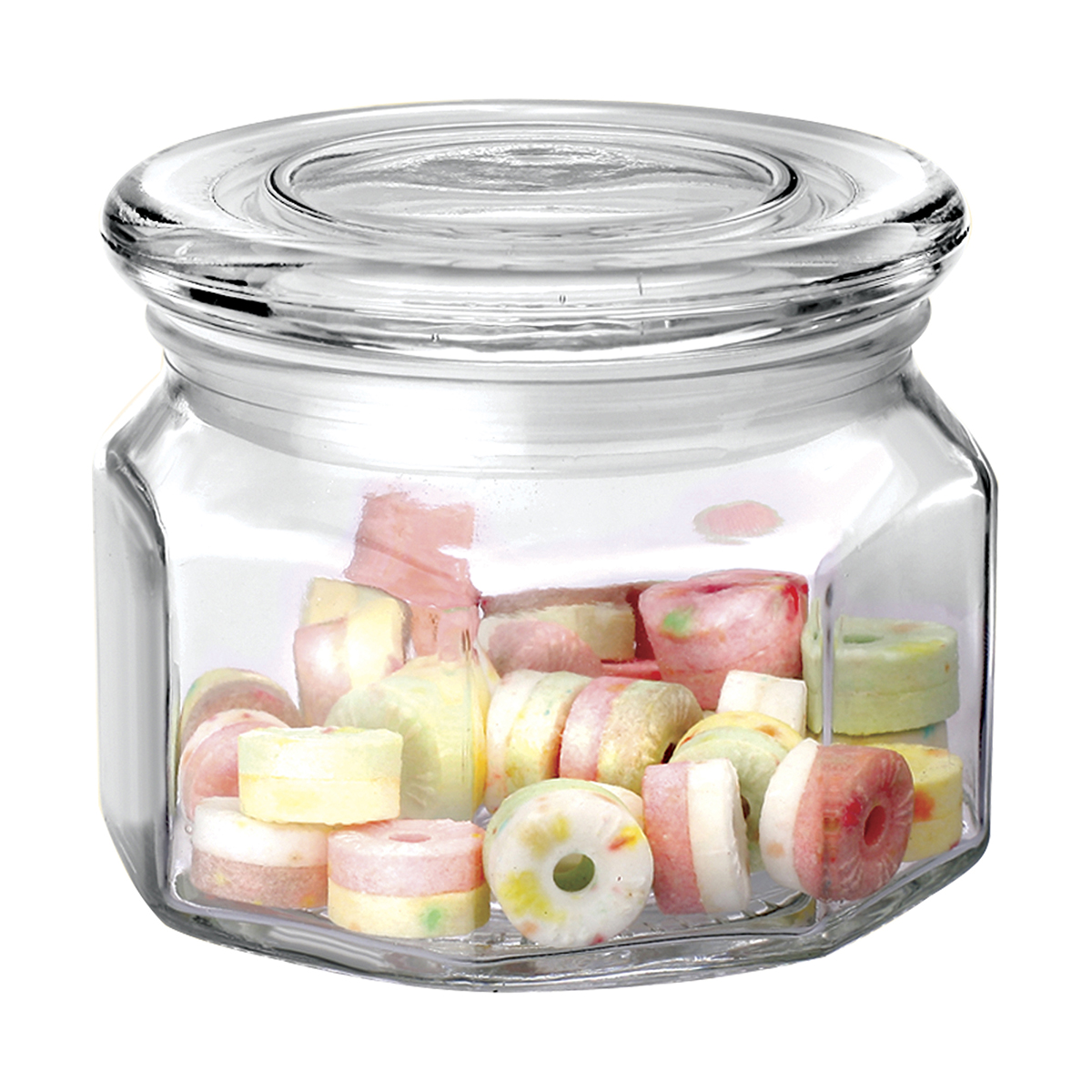 Банка для сыпучих продуктов "aria" 0,3 л с крышкой, стекло (1/24) "mallony"