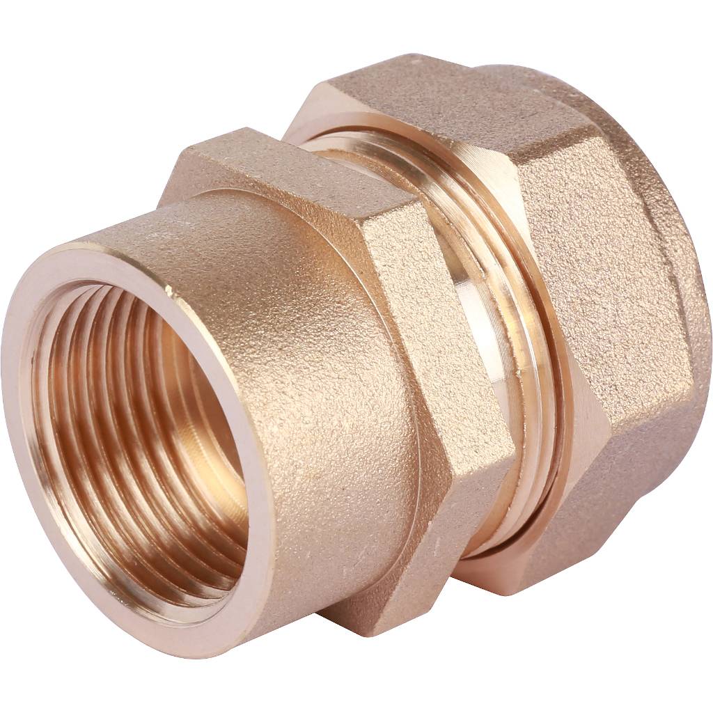 Муфта обжимная (ВР) 20 х 3/4" для стальных гофрированных труб Neptun (Stahlmann)