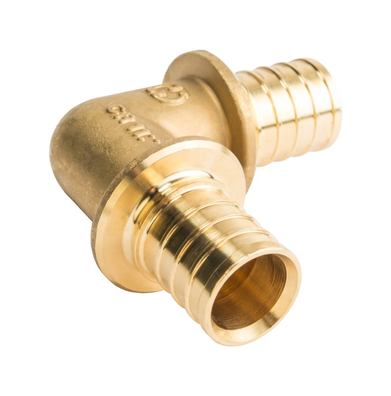 Угольник 90° 32 мм аксиальный для труб PE-X STOUT