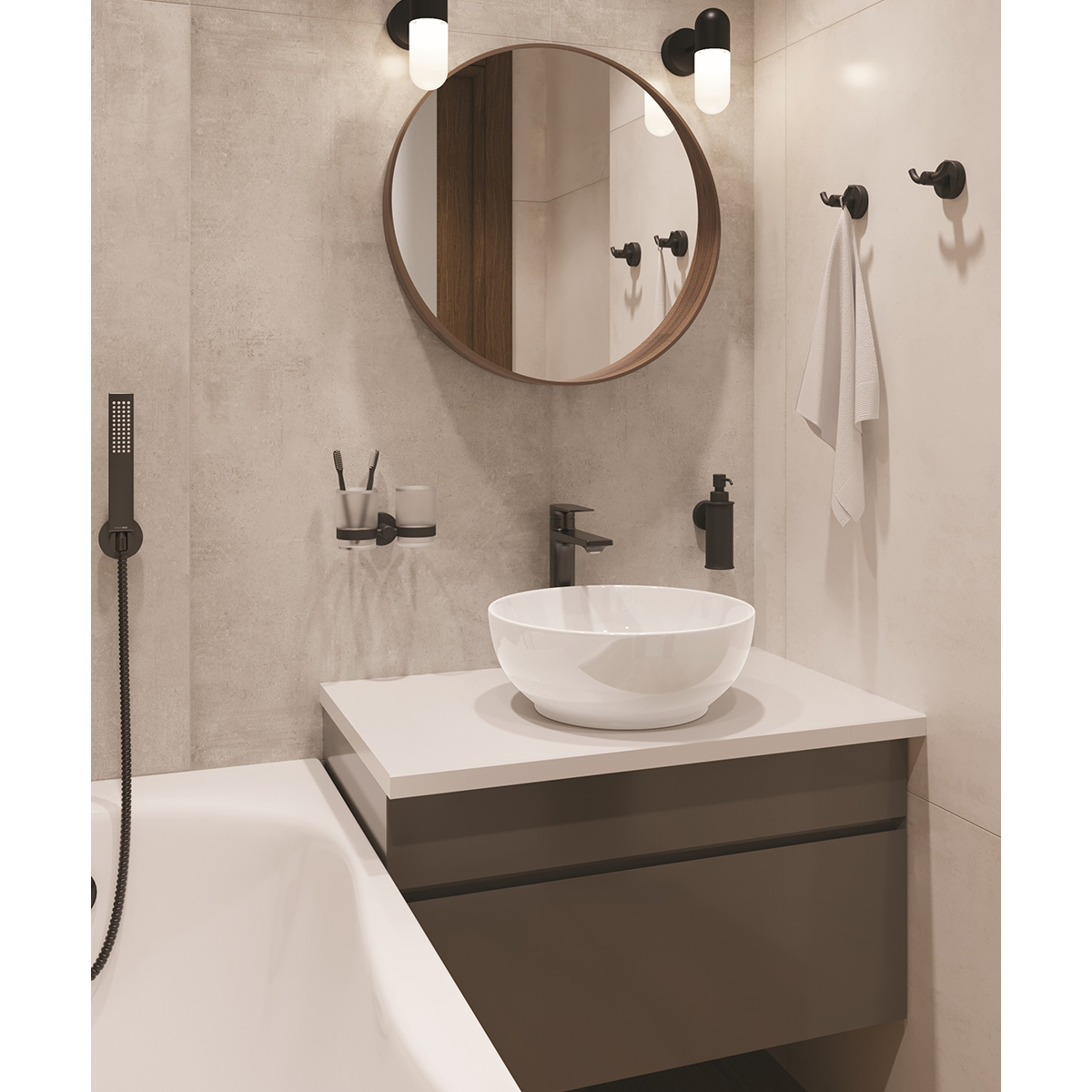 Раковина накладная "art slim" уп белая "sanita luxe" wb.ct/art/40-n.slim/wht.g/s1