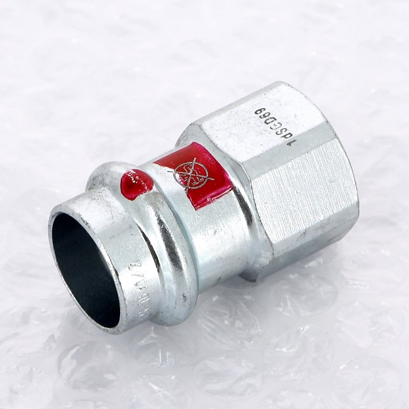 Муфта пресс-В 18x1/2" оцинкованная сталь Prestabo VIEGA