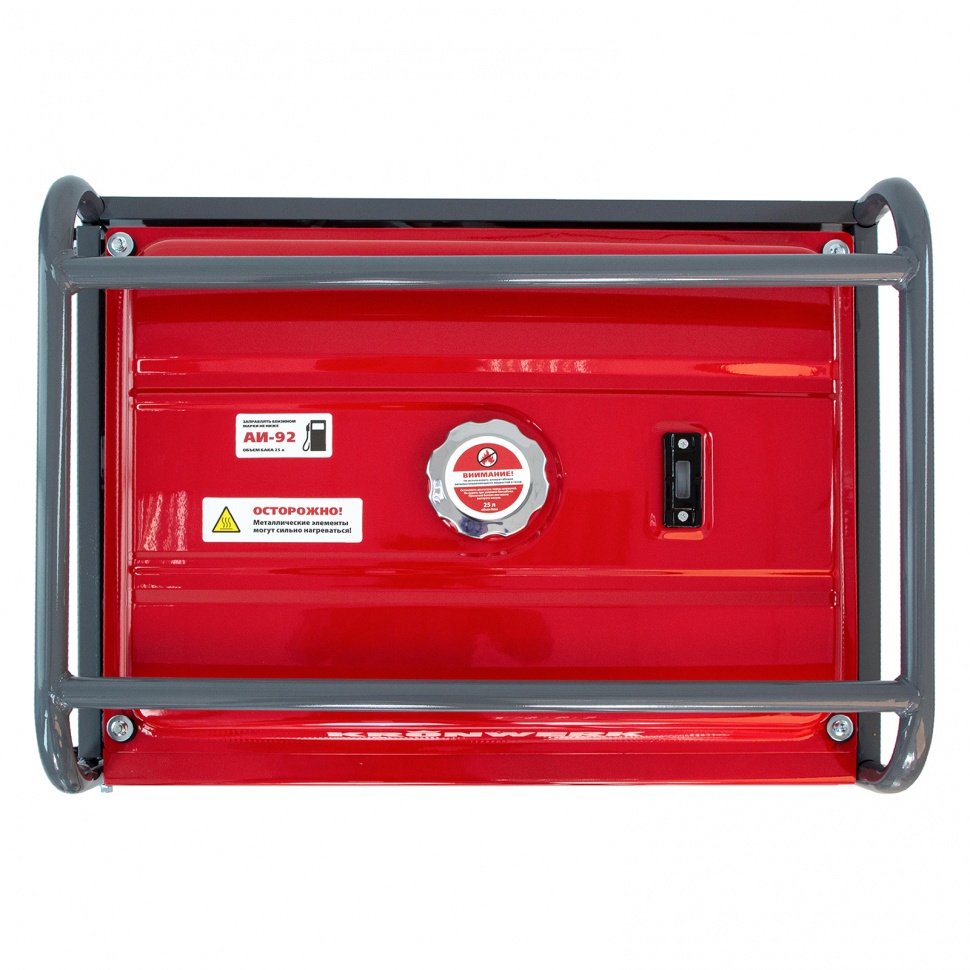 Генератор бензиновый LK 7500E, 6.5 кВт, 230 В, бак 25 л, электростартер Kronwerk (94694)