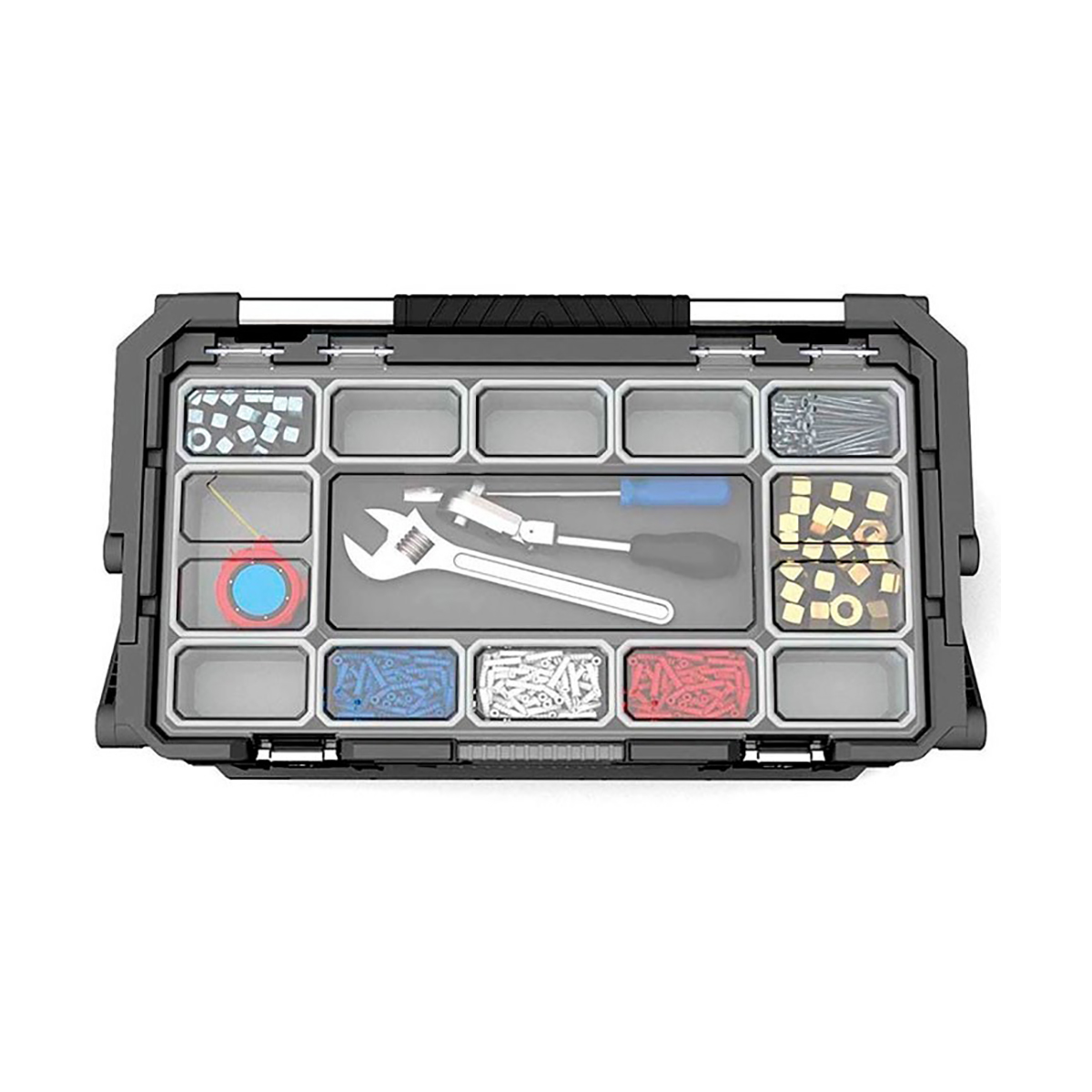 Ящик для инструмента "connect cantiliver tool box" 56,5*31,7*25,1 см (черный) "keter"