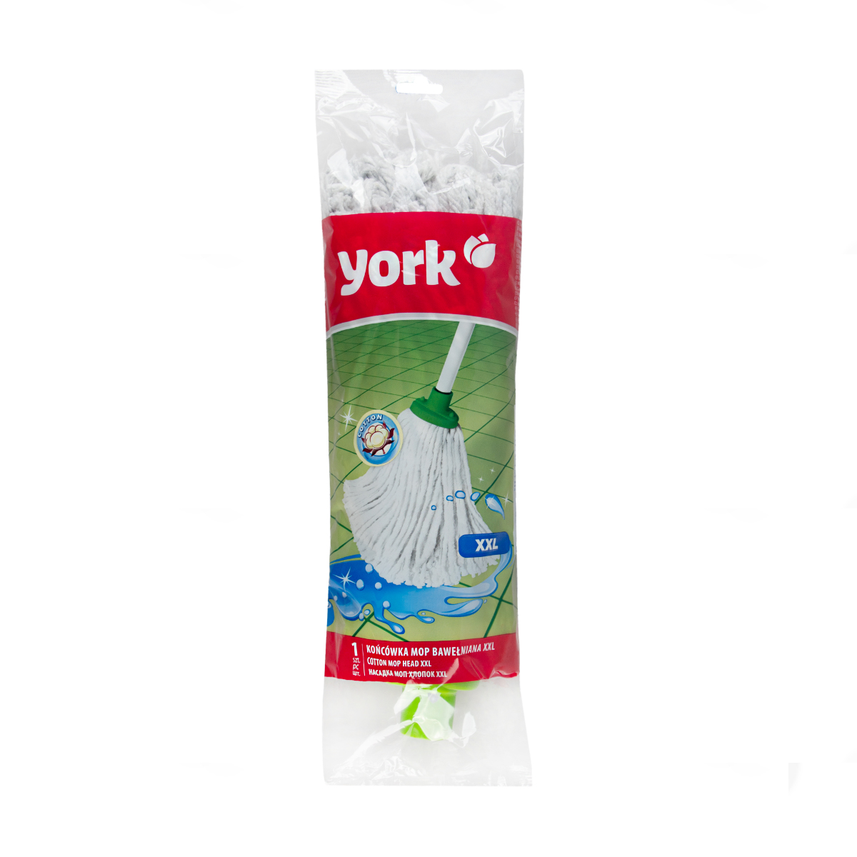 Насадка к швабре моп "хлопок xxl" (1/32) "york"