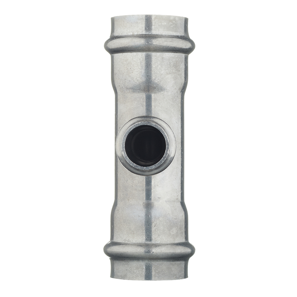 Тройник пресс 28 x 15 x 28 мм нержавеющая сталь VALTEC