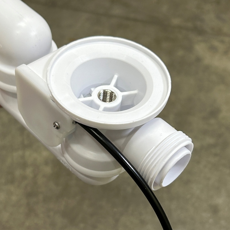 Слив McALPINE перелив L=380-700 х 34 мм метал. 70 мм слив, выход 40/50 мм, хром