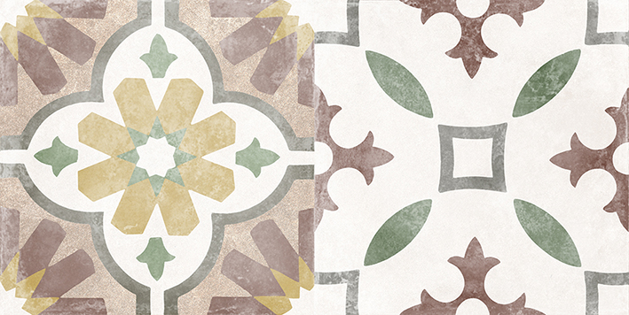 Atlas плитка настенная бежевый микс 08-00-11- 20x40