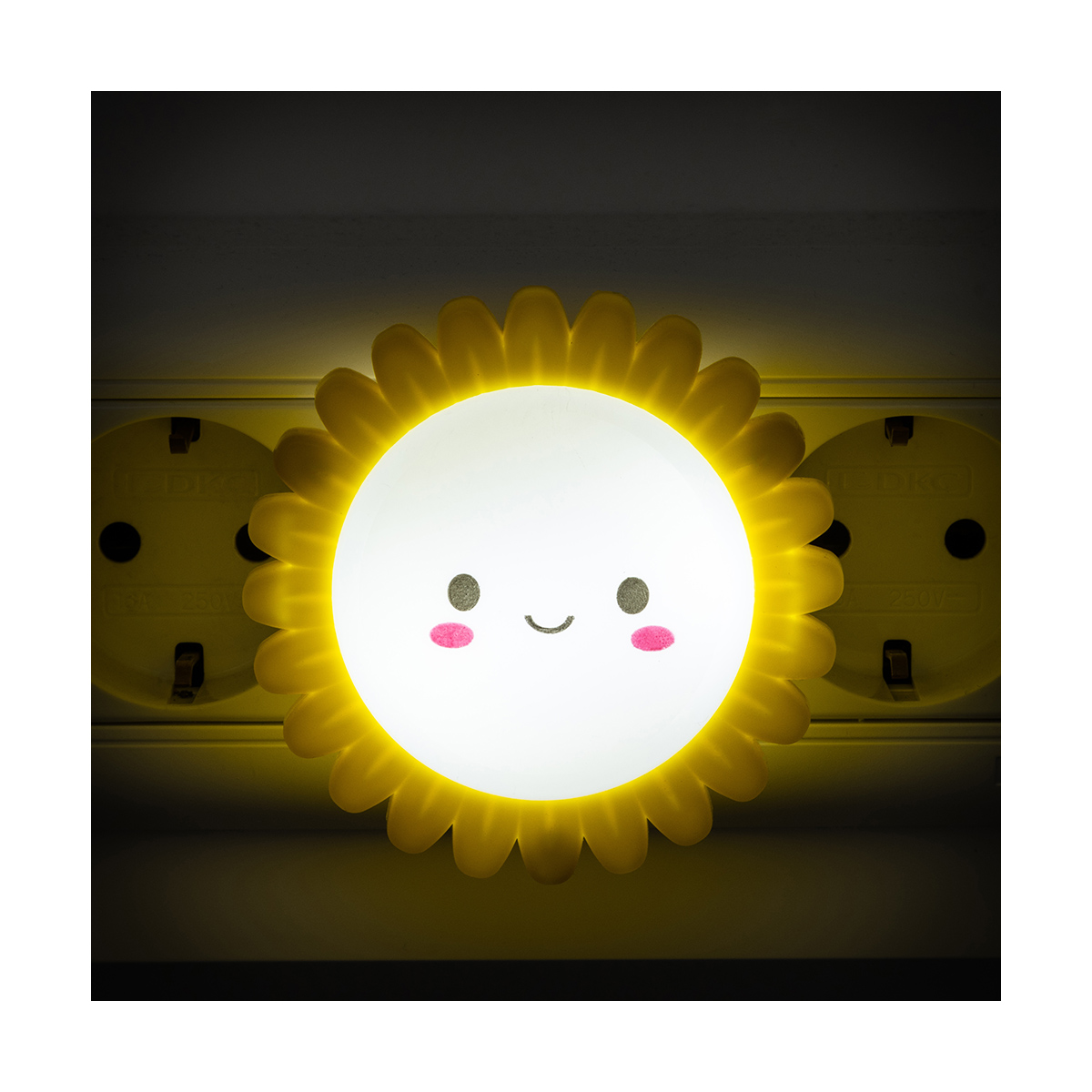 Лампа-ночник "energy" en-nl-5 "цветок", желтый (1/50/100)