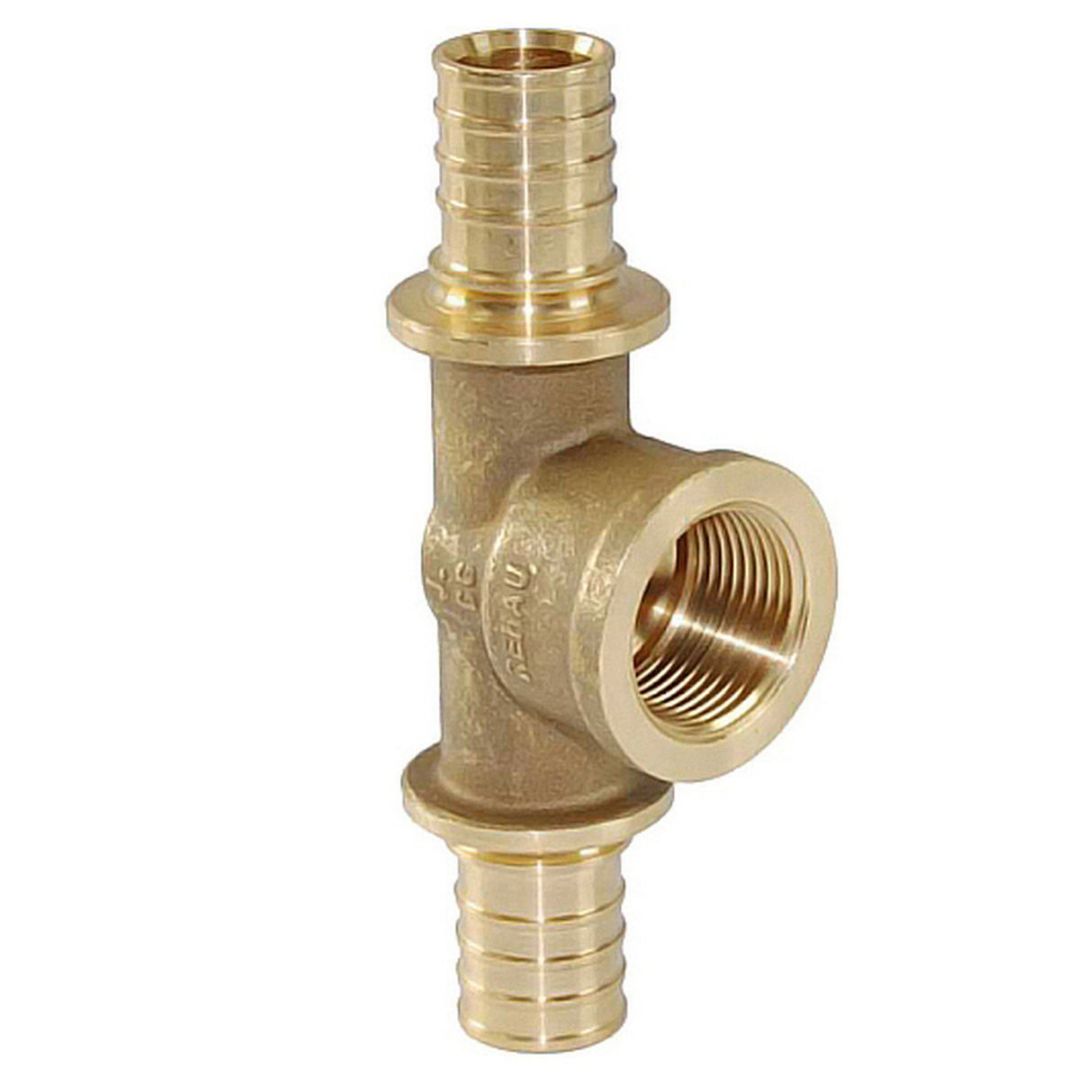 REHAU Тройник с внутренней резьбой 32-ВР 3/4"-32 RAUTITAN RX+ бронза