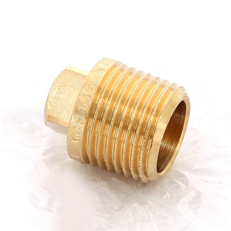 Заглушка резьбовая (НР) 1/2" с квадратом, бронза VIEGA (266646)