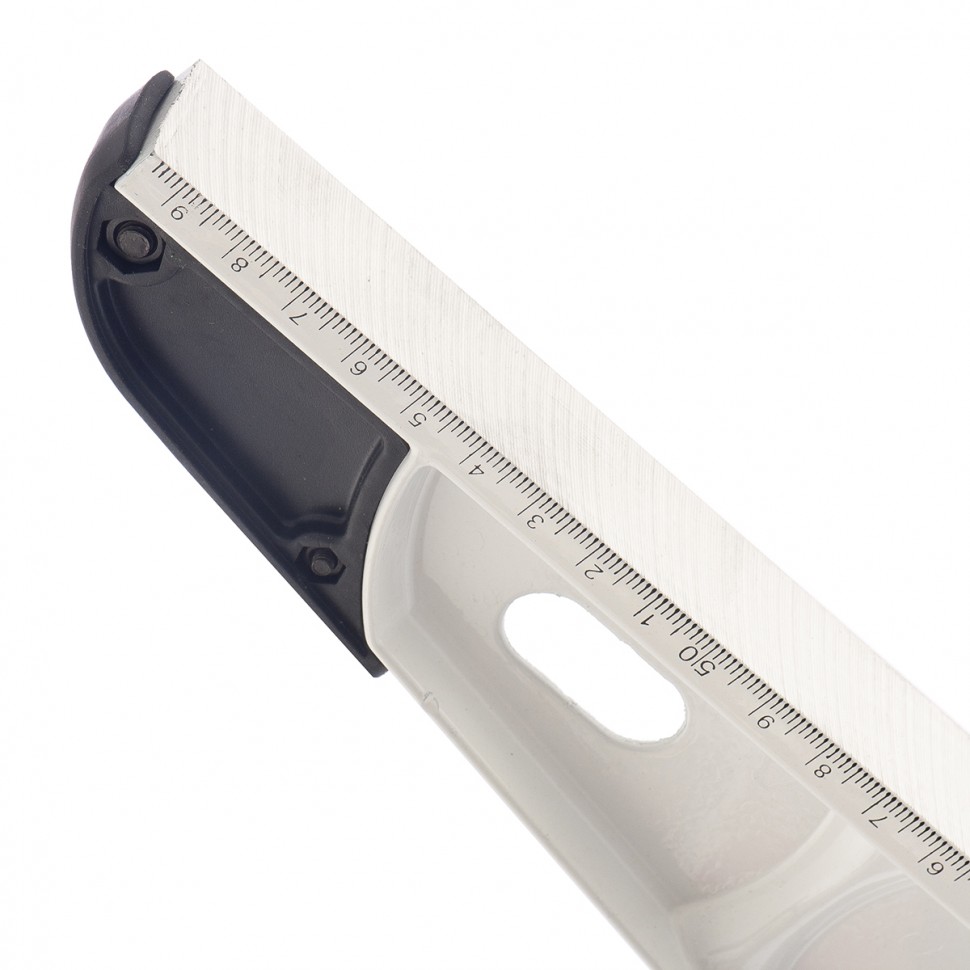 Уровень алюминиевый литой, фрезерованный, 3 глазка, две ударные площадки, 600 мм Matrix (34911)