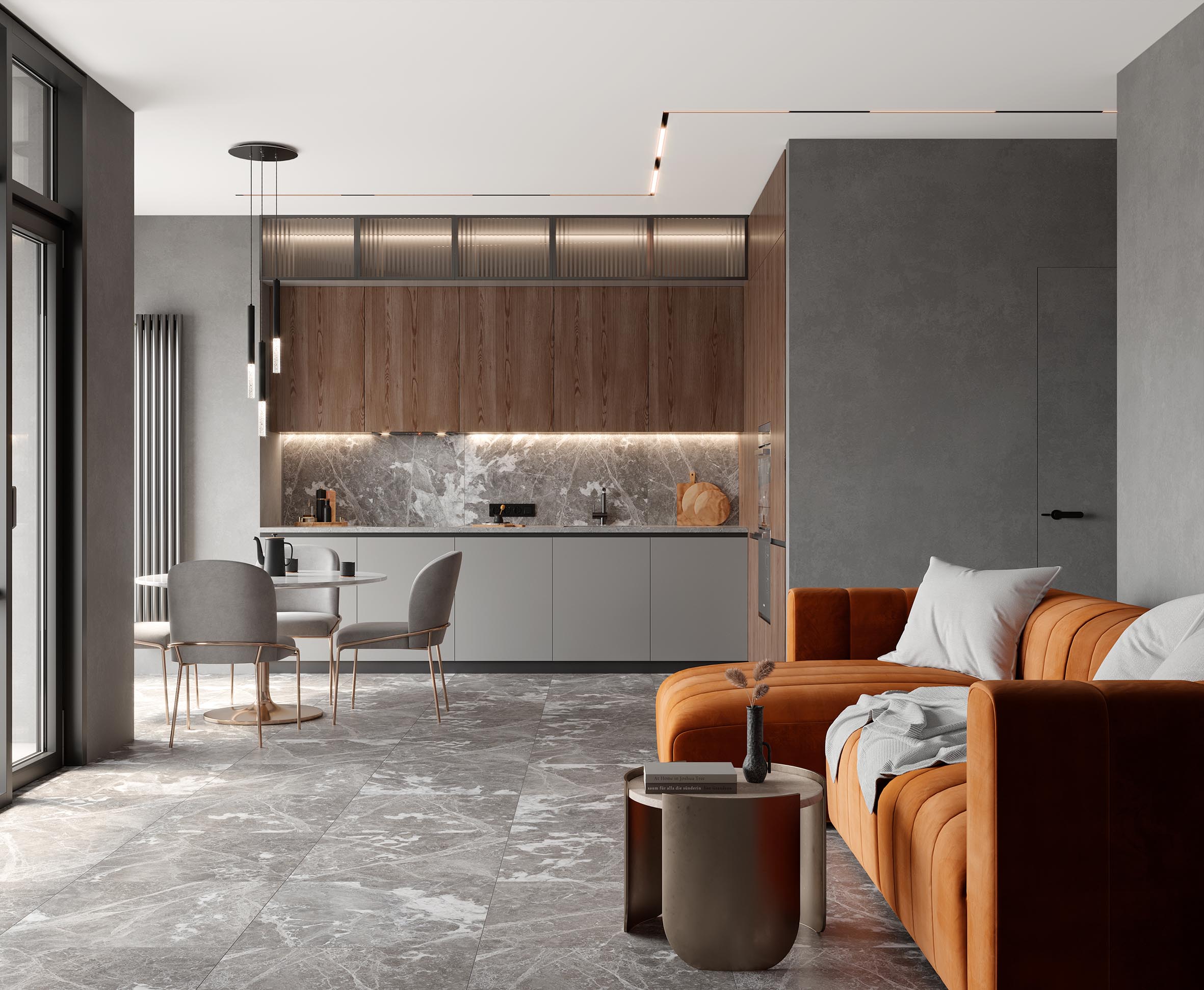 Lustros paradiso gris керамогранит полированный 60x120