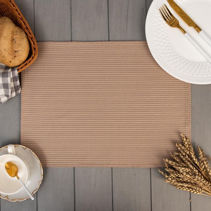 Салфетка сервировочная "этель" 32*45 см (кофейный) (1/300) 6705293