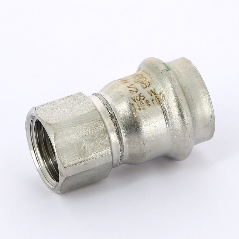 Муфта пресс-В 22х1/2" нержавеющая сталь Sanpress Inox VIEGA